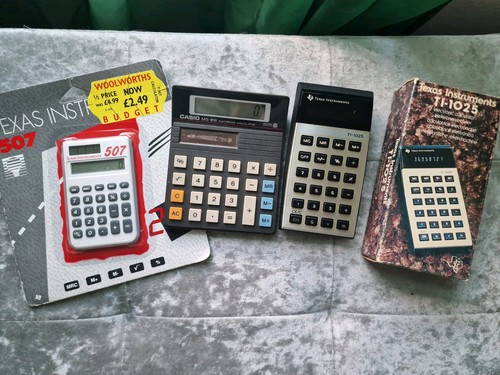 Vintage calculator lot 2 - x3, –2