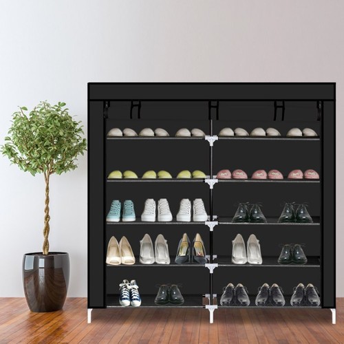 Tier shoe rack dustproof - 7,