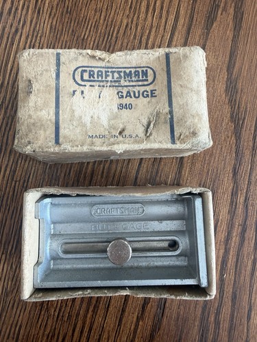 Vintage craftsman butt gauge - vintage,