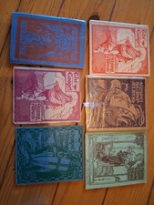 6 Vintage Sunday School Church Cinderella Stamp Albums over 250 stamps