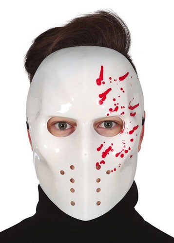 Halloween white jason - white,