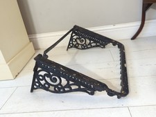 Cast Iron Sink Basin Frame Ornate Brackets Could Be Used Deep Shelf FREE POSTAGE