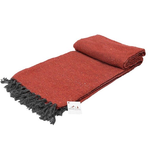 Mexican blanket rust red - blanket,
