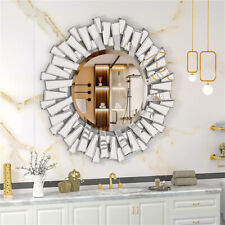 Venetian Large Round Starburst Patterned Living Room Bedroom Hallway Wall Mirror
