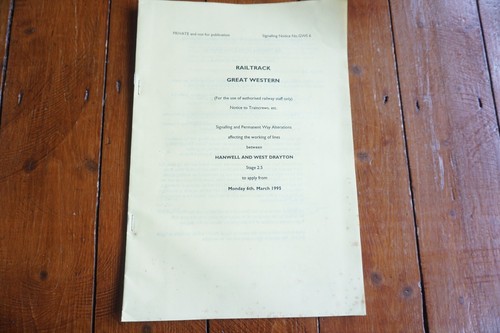 1995 railtrack hanwell - 1995,