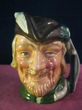Vintage Royal Doulton  Robin Hood Small Character Jug D 6534  Bow Quiver Handle