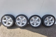 VAUXHALL ASTRA H MK5 / ZAFIRA B 17 INCH ALLOY WHEELS 1 GOOD TYRE 225/45ZR17