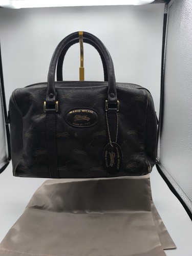 Mario milani black leather - black,