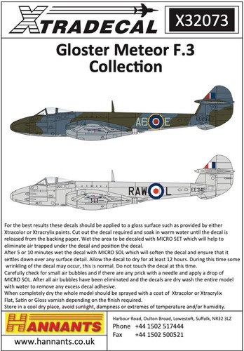 Xtradecal x32073 gloster - xtradecal,