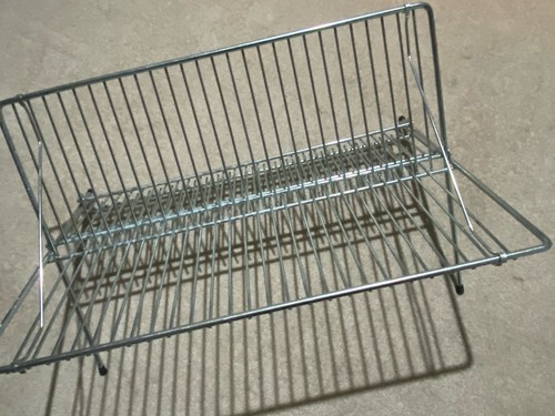 Ikea fold dish rack - up,