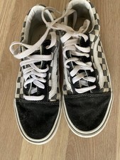 Vans Off The Wall Sneakers Black White Checkered Size 5