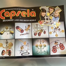Capsela Motorized Land And Water Models (Paperback Instruction Manual)