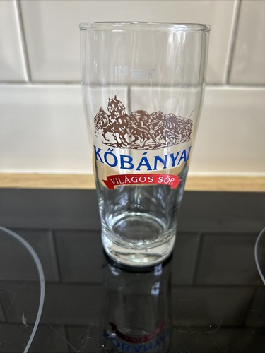 Kobanyai hungarian beer glass - kobanyai,