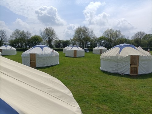 Brand new custom yurt - new, covers
