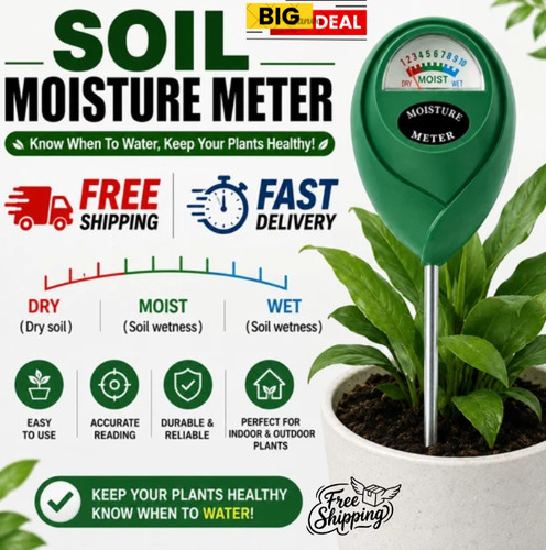 Soil moisture meter watering - soil,