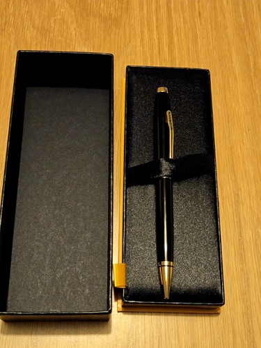 Cross black lacquer rollerball - cross,