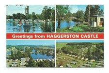 Northumberland Haven Haggerston Castle Caravan Park Dennis Postcard c.1982