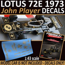 John Player Special decals for