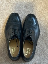 Men’s Black Leather Loake