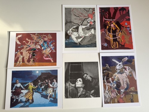 Paula rego six postcards - x,