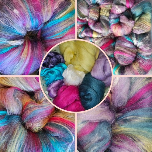 Carded wool batts - carded,