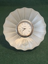Dartington Crystal Glass Clock