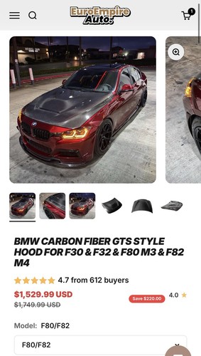 Bmw f80 f82 gts carbon - bmw,