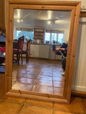 wall mirror wooden frame