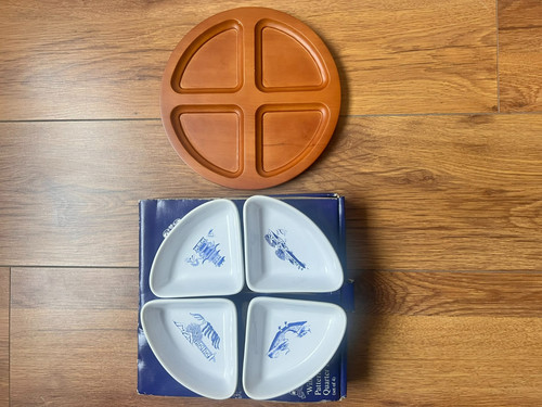 Vintage ringtons blue white - ringtons,