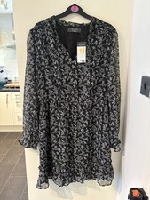 PRIMARK Black Silver Glittery