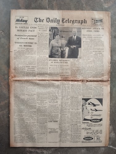 Newspapers 1962 back - , issues