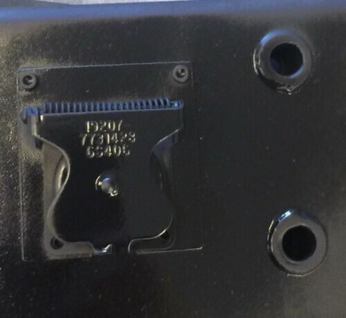 Elec cover plate black fits - plate,