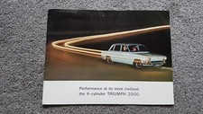 TRIUMPH 2000 MK1 20 PAGES