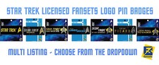 STAR TREK: TV Show Logos Licensed Pin Collection - Fansets - Multi Listing