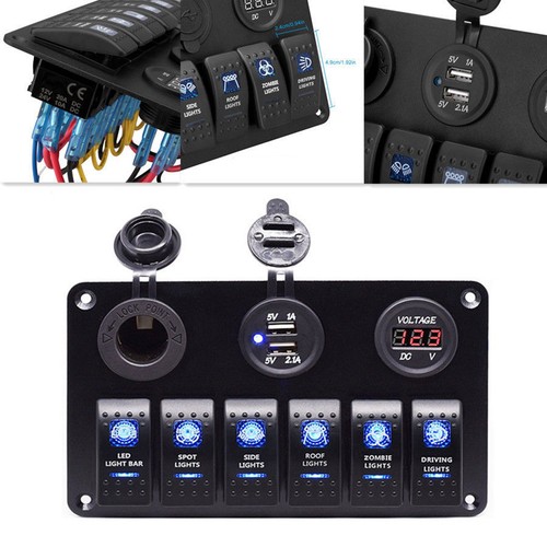 12v car boat gang switch - car,