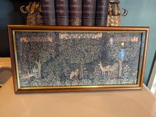 The Forest.  William Morris's Framed art. Woodland hare, fox and deer.
