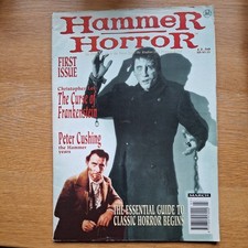 Hammer Horror Magazine First Issue One #1 The Curse Of Frankenstein Vintage 