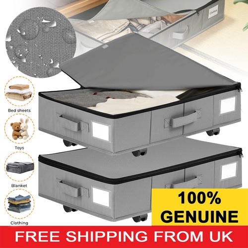 2pcs underbed storage - storage, drawers