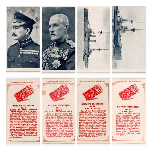 Cards 1915 wills scissors - x4,