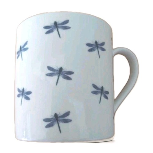 Dragonfly mug fine china new - ,