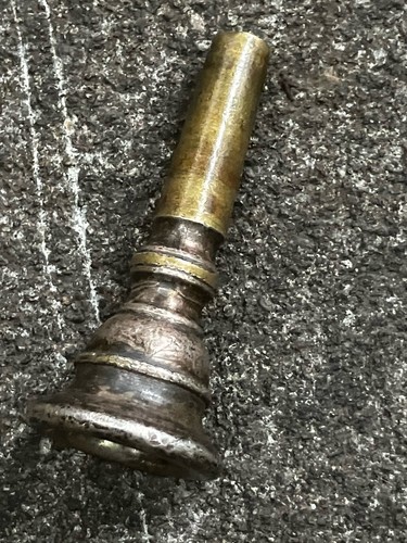 Vintage brass mouthpiece - vintage,