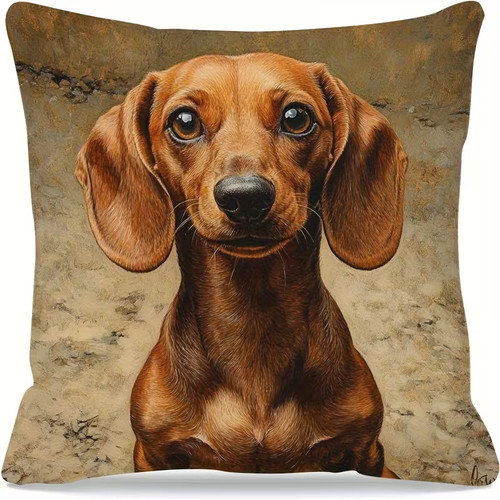 Dachshund cushion cover - dachshund,