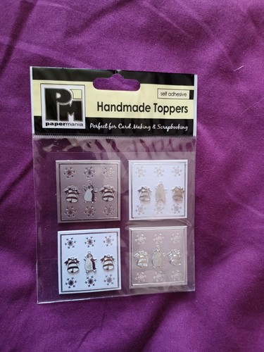 Papermania handmade toppers - handmade,
