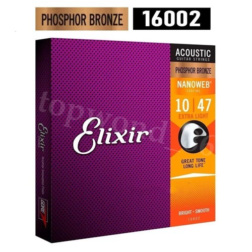 Elixir acoustic guitar strings - elixir,