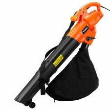 VonHaus 2800-Watt Electric Garden Leaf Vacuum Blower with 10m Cable