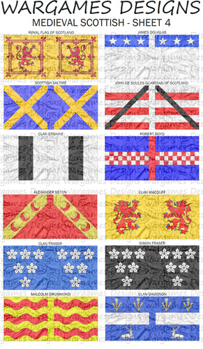 28mm medieval scots - 28mm, flags