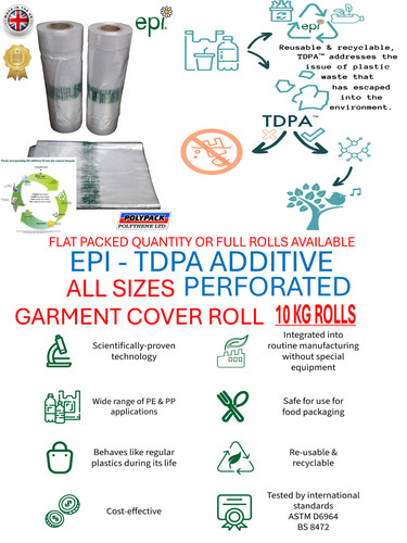Polythene garment covers dry - covers,