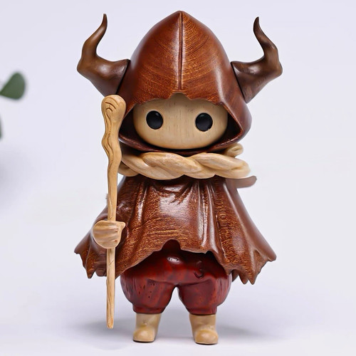 Hand carved wooden nameless - hand-carved, "nameless
