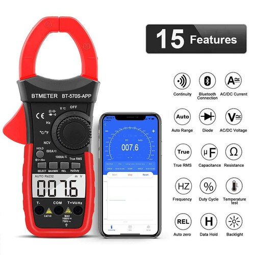 Trms digital clamp meter - trms,