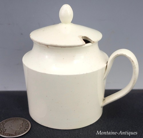 Rare creamware lidded - rare,